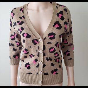 Leopard Print Cardigan